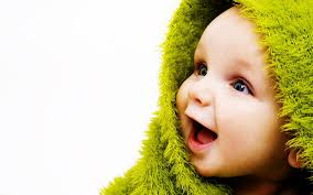 hd wallpaper cute baby smile green