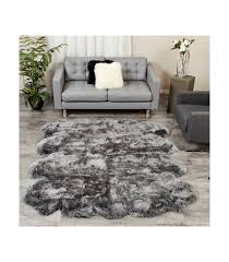 dover grey extra large sheepskin rug