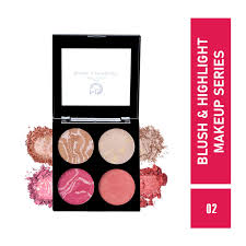matt look make up series baked blush highlight palette multicolor 02 12 gm