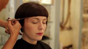The curly hairstyle can be turned into an advantage to make short bangs, as shown in the this picture shows short curly hair stacked well with bob haircut and bangs. The Bob Haircut A Short Bangs Youtube