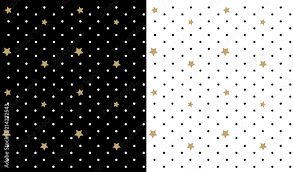 Vector Backdrop With White Polka Dots