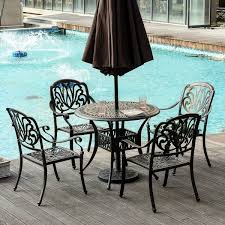 Outdoor Dining Set Round Patio Table