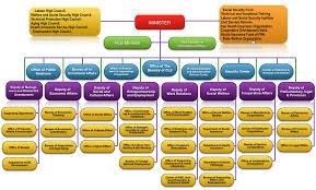 Organizational Chart Ministry Of Labour And Social Affair