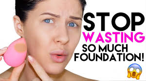 beauty blender absorbing wasting