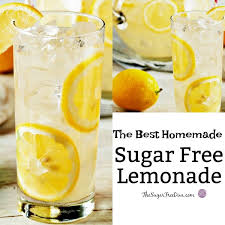 sugar free homemade lemonade