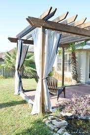 no sew diy outdoor curtains