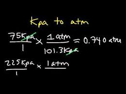 Kpa To Atm How To Convert From Kilopascals To Atmospheric Pressure
