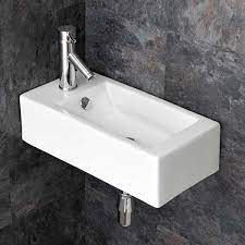 corner basin for bathroom or en suite lucca
