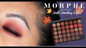 morphe 3502 easy fall smokey eye you