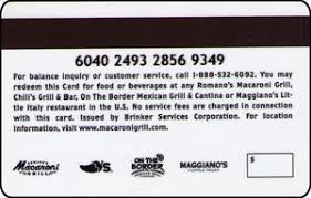 To avoid fraud, you should enter to check the macaroni grill gift card balance, you just need to go to the website and save a unique card number. Gift Card Christmas Bell Romano S Macaroni Grill United States Of America Christmas Col Us Rmg 012