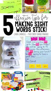 5 Tips For Teaching Sight Words How To Make Them Stick