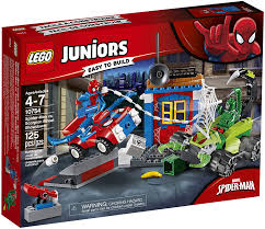 LEGO Juniors 10754 - Großes Kräftemessen von Spider-Man und Skorpion,  Konstruktionsspielzeug: Amazon.de: Spielzeug