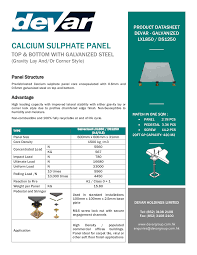 calcium sulp panels raised access