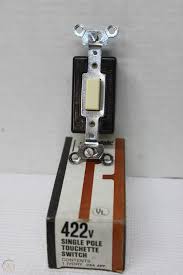 Vintage Rodale Bakelite Touchette Push Button Light Switch 422v Single Pole 1794026433