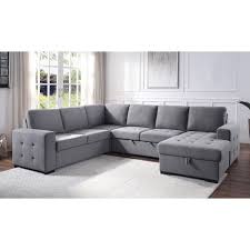 Nardo Storage Sleeper Sofa Sectional