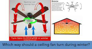 ceiling fan turn in the winter
