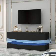 Led Floating Tv Stand Wall Mounted Tv