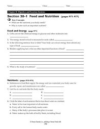 food and nutrition pages
