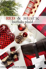 red and black buffalo plaid