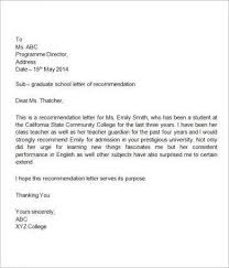 9 Student Recommendation Letter Examples Pdf Examples