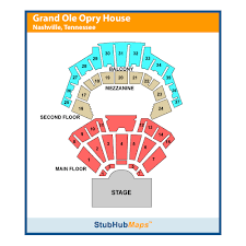 Punctilious Grand Ole Opry Seating Chart Pdf Ryman