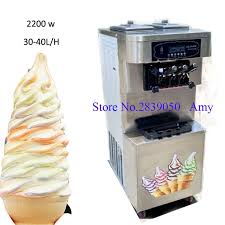 This ice cream maker allows you to make ice cream without any ice. 30 40 L H Mini Soft Ice Cream Machine Made In China Carpigiani Prices Table Top Soft Serve Ice Cream Machine Ice Cream Makers Aliexpress