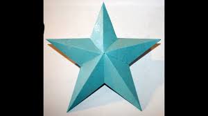 How To Make A 3d Paper Star Hd