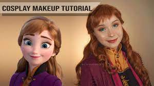 anna frozen 2 cosplay make up