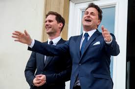 Gauthier destenay, husband of luxembourg's prime minister xavier bettel, on may 25, 2017, in brussels. Luxembourg Premier Is First E U Leader To Marry Same Sex Partner The New York Times