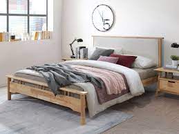 Oslo Hardwood Queen Bed Frame Solid