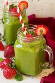 strawberry spinach green smoothie only