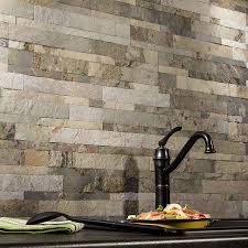 Aspect peel & stick tiles are offered in many designs in metal, stone, collage, wood and glass. Aspect Peel And Stick Backsplash Tiles Diy Decor Store Decorative Tile Backsplash Rustic Kitchen Backsplash Stone Backsplash Kitchen