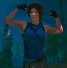 Lara croft muscle
