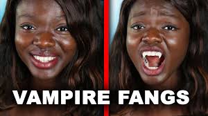 If you can't find white, aim for something that's a light flesh color. Soml I Got Real Vampire Fangs Facebook