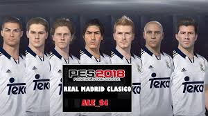 Which leagues have official licenses in pes 2018? Real Madrid Clasico Classic Full Plantel Pes 2018 Uniformes Escudo Link Youtube