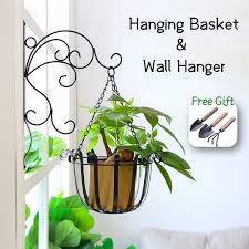 Metal Iron Wall Hanger Hanging Pot For