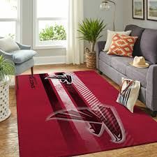 atlanta falcons anti skid area rugs