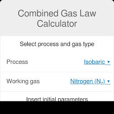 Combined Gas Law Calculator