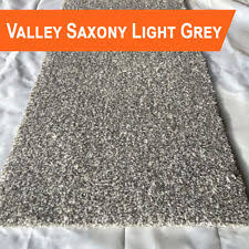 soft dark silver grey saxony carpet 3m