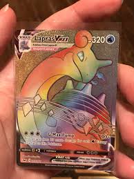 Corviknight vmax rainbow rare pokemon card. Pulled This Rainbow Rare Lapras Vmax From The Sword Shield Elite Trainer Box Last Night While Recording The Box Opening For My Channel Pokemontcg