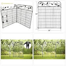 amagabeli decorative garden fence 44in