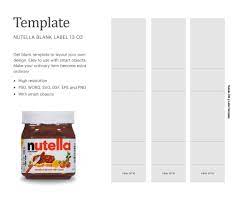 First you need a action glass of nutella in the size of 450 or 750 grams. Nutella Jar Label Template Silhouette Studio Cricut Silhouette By Ariodsgn Thehungryjpeg Com