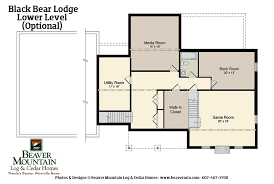 Floor Plan Black Bear Lodge Beaver