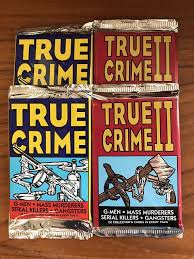 True crime trading cards 1992 1st series eclipse ent brand new factory sealed. 4 Pack Gift Set True Crime Trading Cards Etsy True Crime Crime Trading Cards