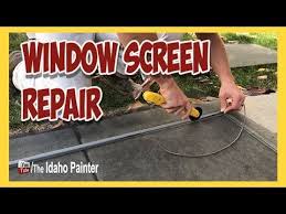 Window Screen Repair Tips How To Re