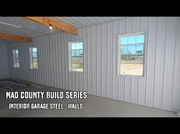 Garage Interior Steel Walls