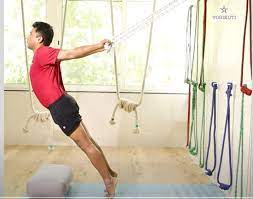wall rope yoga poses it s benefits