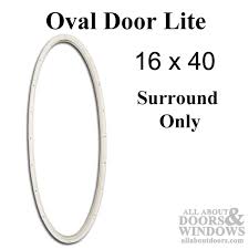 therma tru 16 x 40 oval surround only