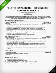 26 Recommended Housekeeper Resume Objective Free Resume