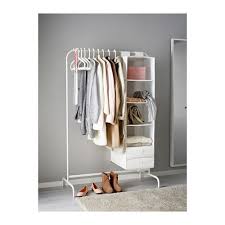 To be hung on a ceiling hook. Mulig White Clothes Rack 99x46 Cm Ikea Diy Clothes Rack Diy Clothes Rack Wood Clothing Rack Bedroom